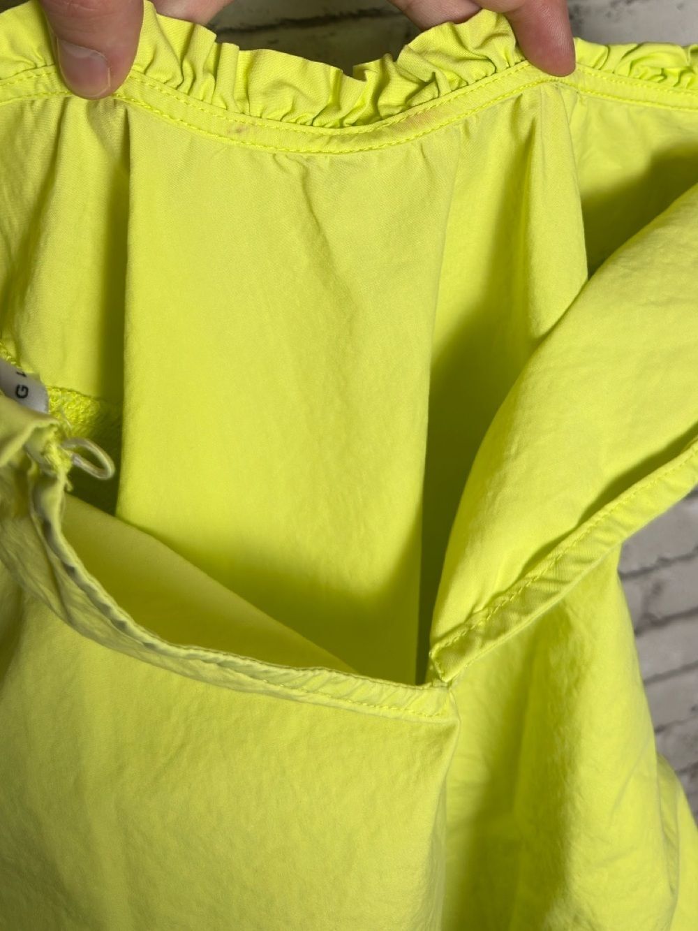English Factory Ruffle Sleeve Top Medium - Picture 6 of 7